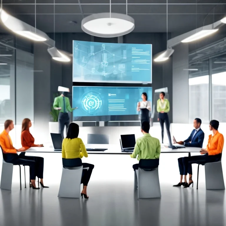 Tim zaposlenih na usposabljanju